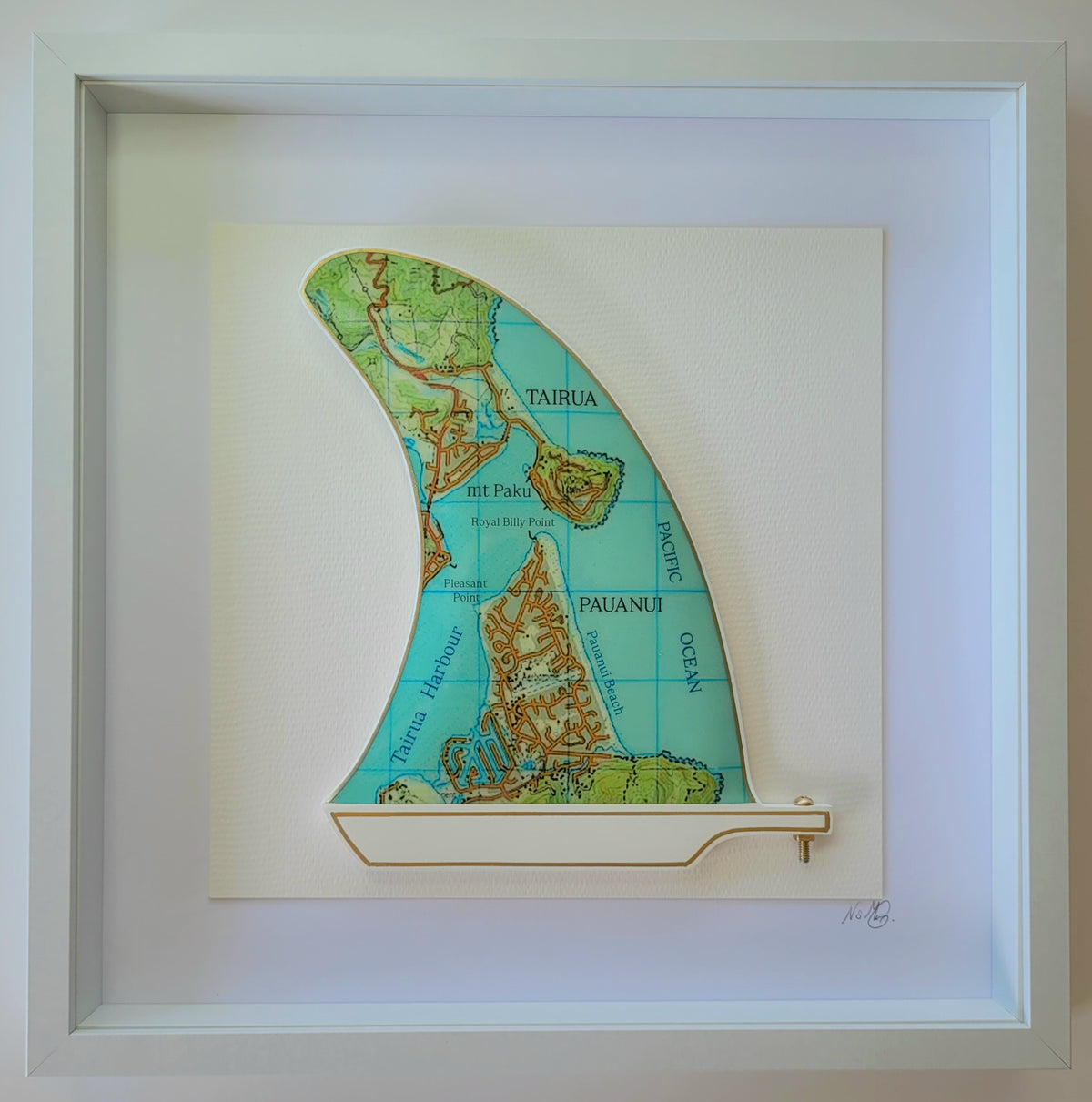 Tairua Pauanui Framed Fin