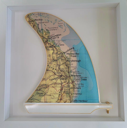 Queensland Wooden Framed Fin Art