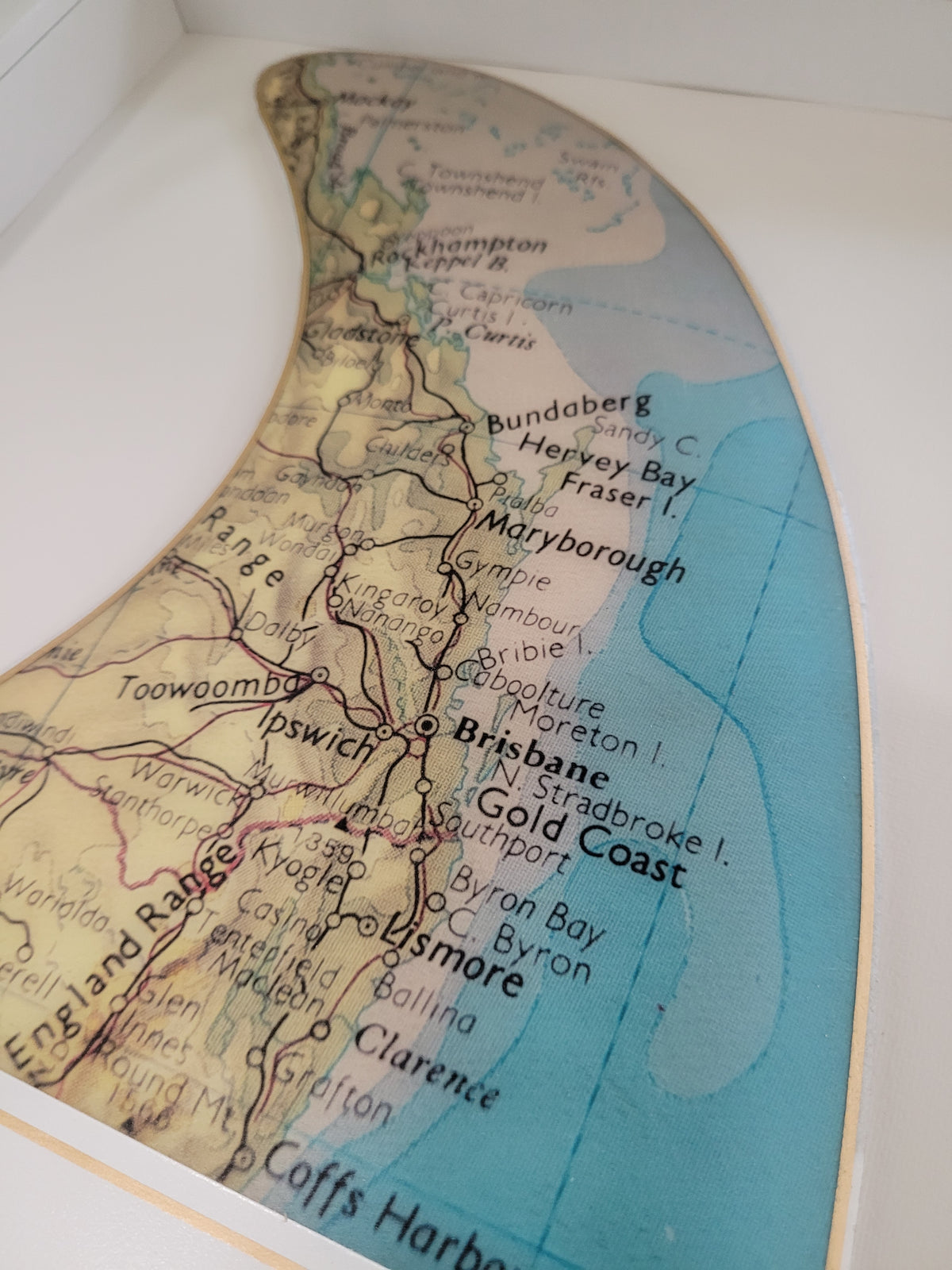 Queensland Wooden Framed Fin Art