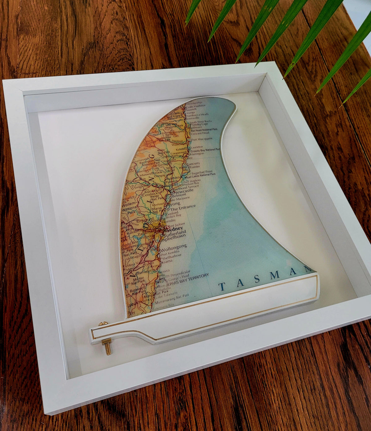New South Wales Wooden Framed Fin Art