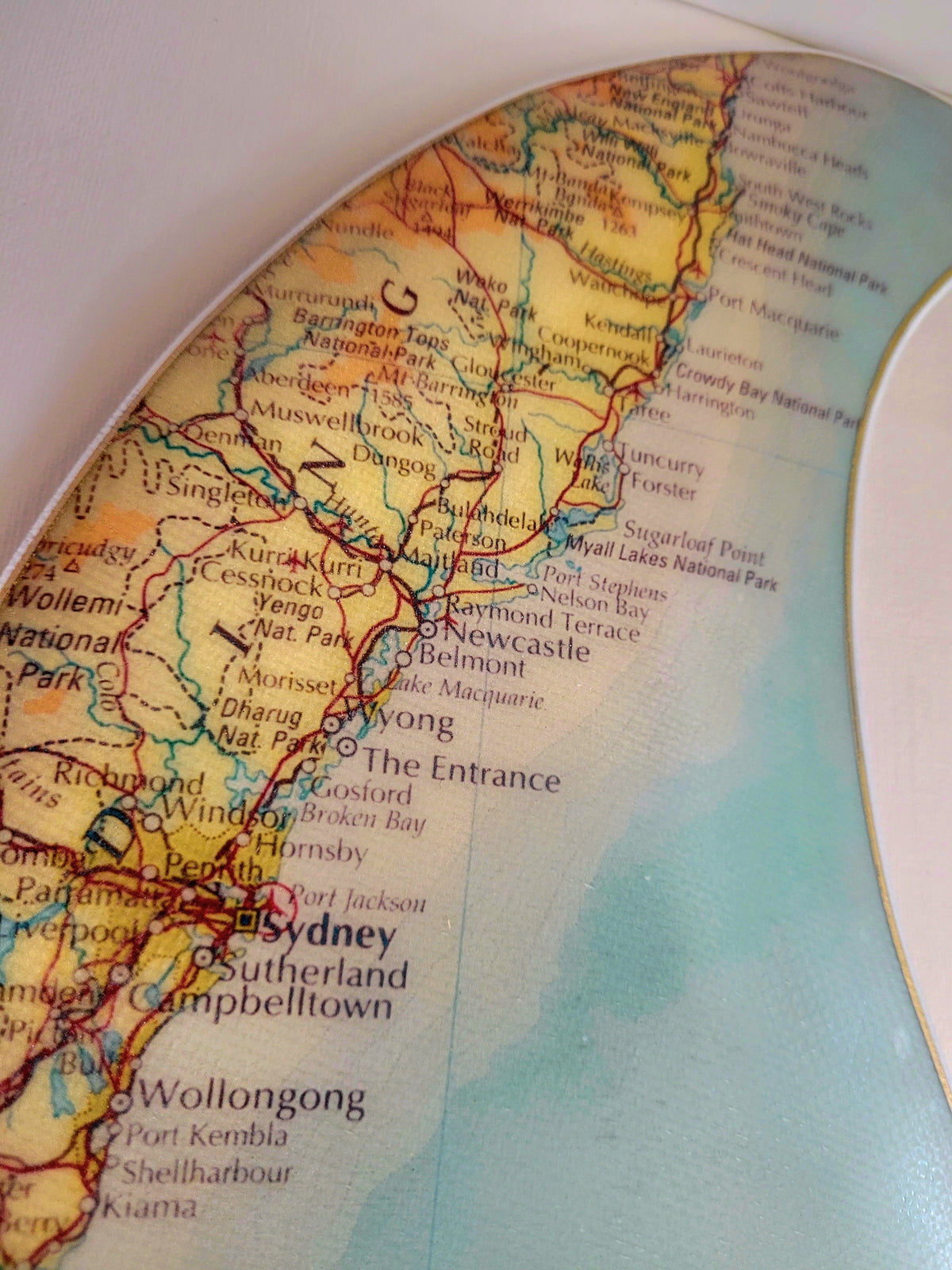 New South Wales Wooden Framed Fin Art