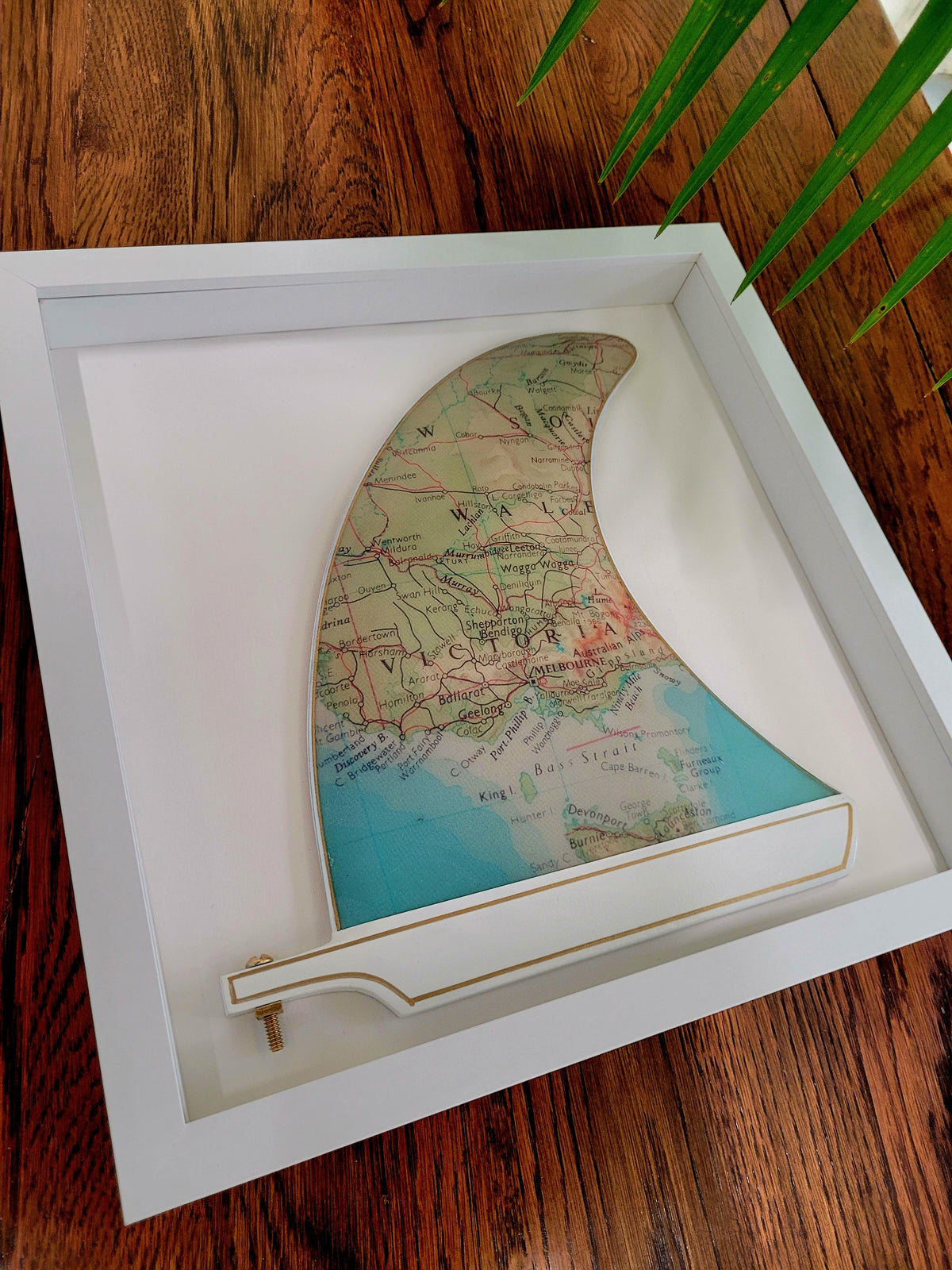 Melbourne Wooden Framed Fin Art