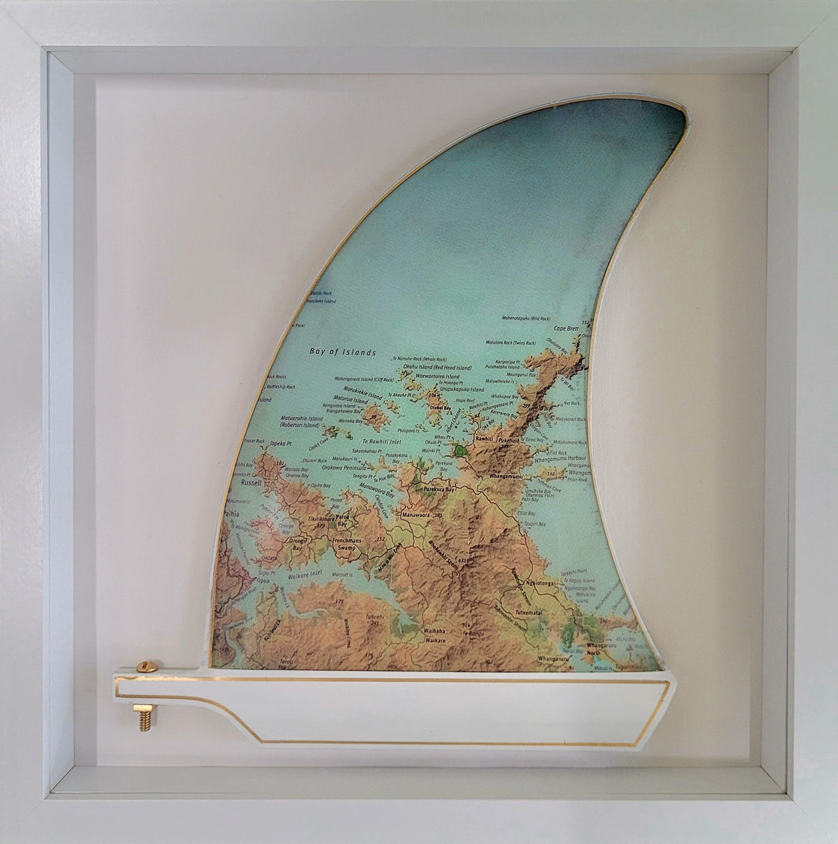 Bay Of Islands Wooden Framed Fin Art