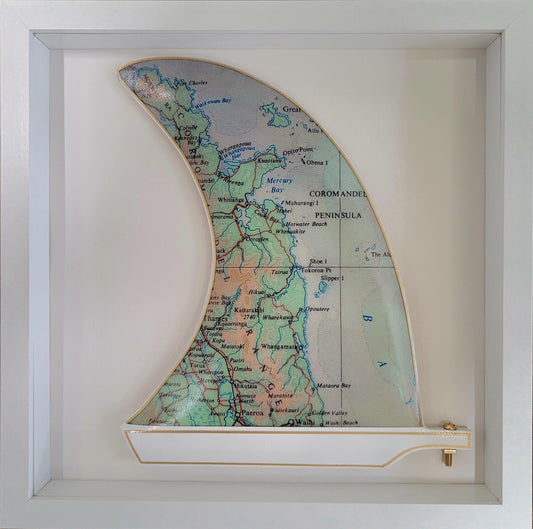 Coromandel Wooden Framed Fin Art
