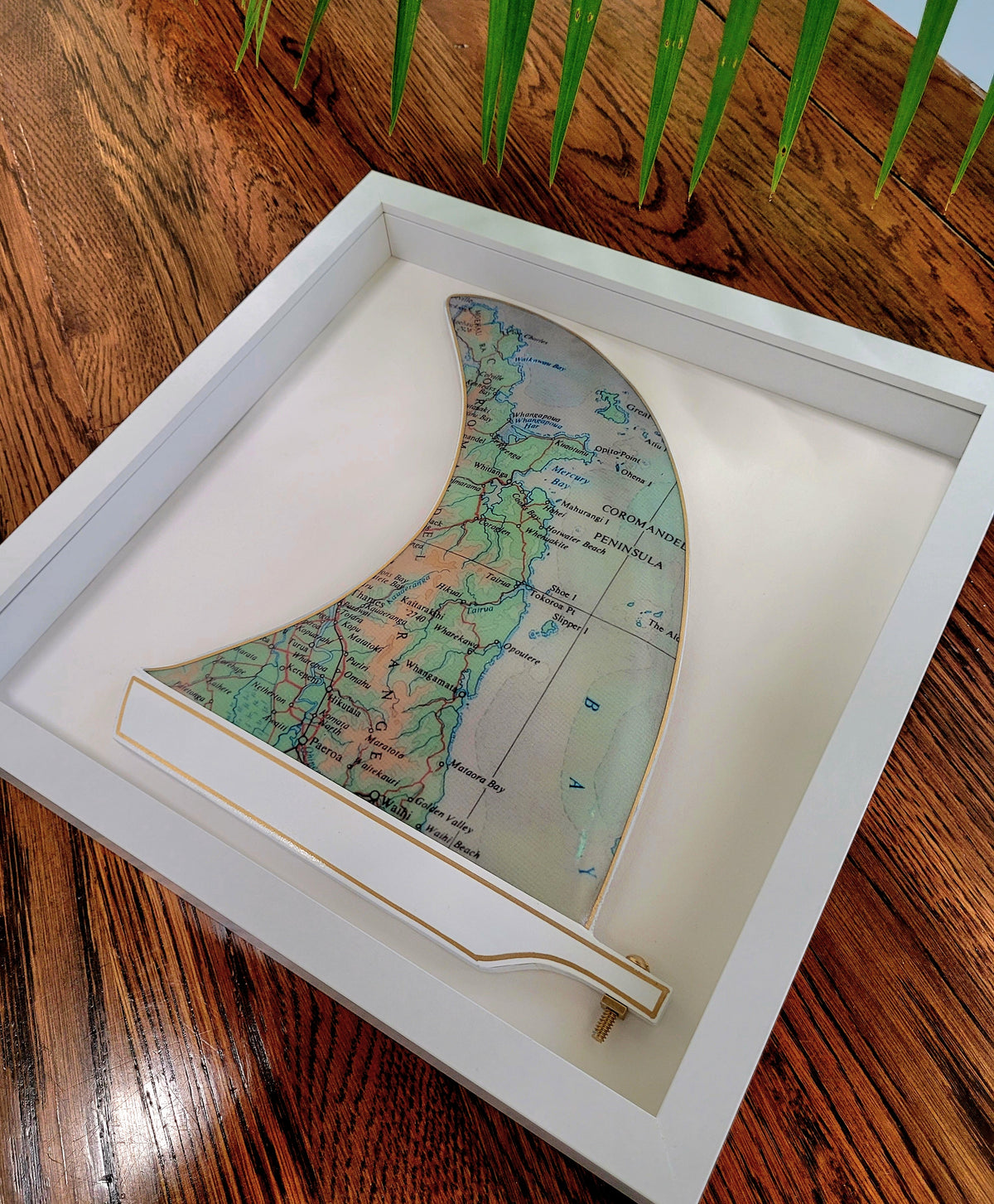 Coromandel Wooden Framed Fin Art