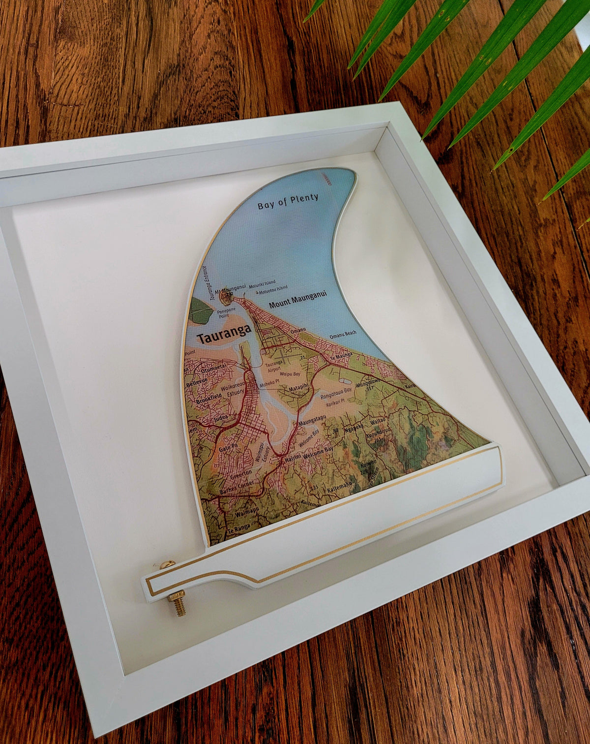 Bay Of Plenty Wooden Framed Fin Art
