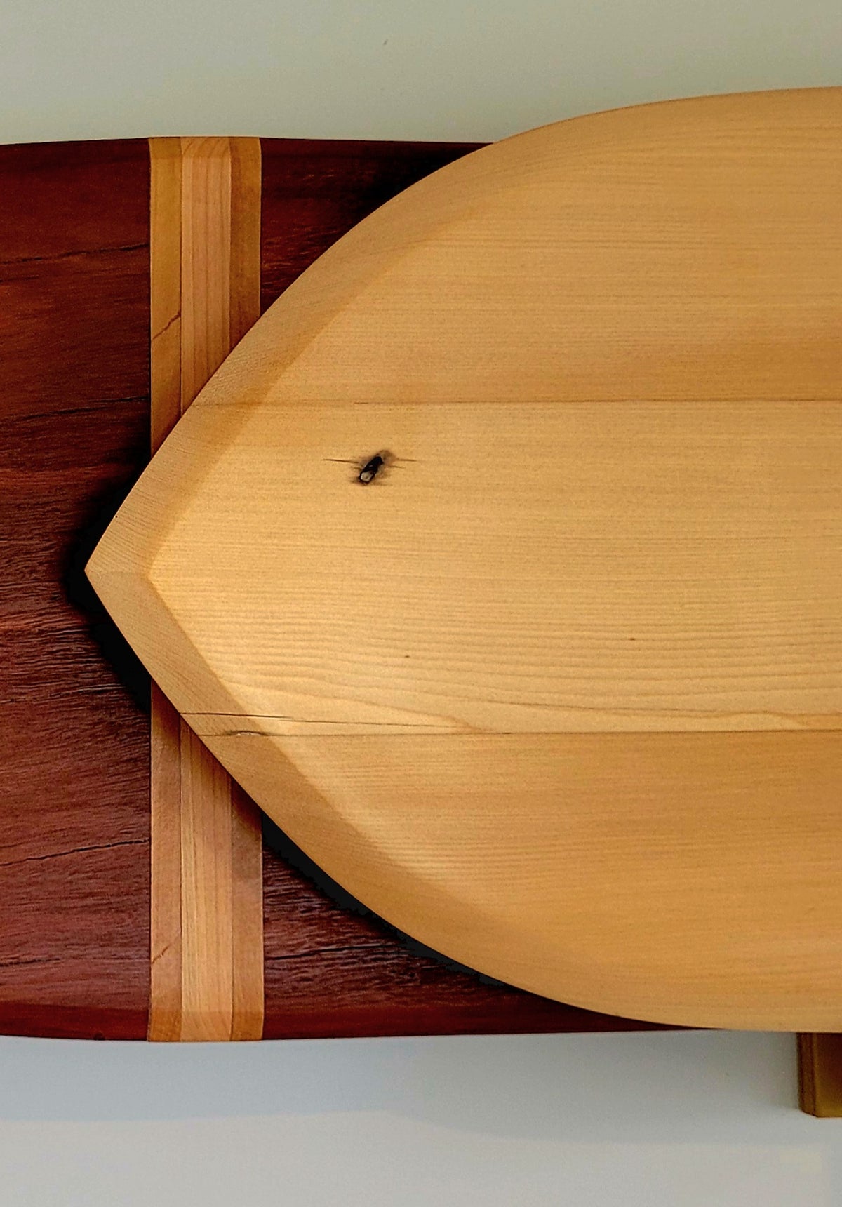 Traditional Kauri Alaia surfboard