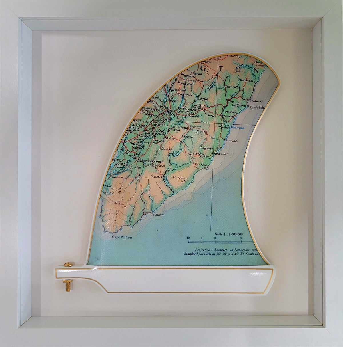 Wairarapa Wooden Framed Fin Art